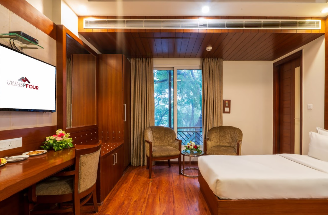 Grand FFOUR near Nehru Place Deluxe Room 7
