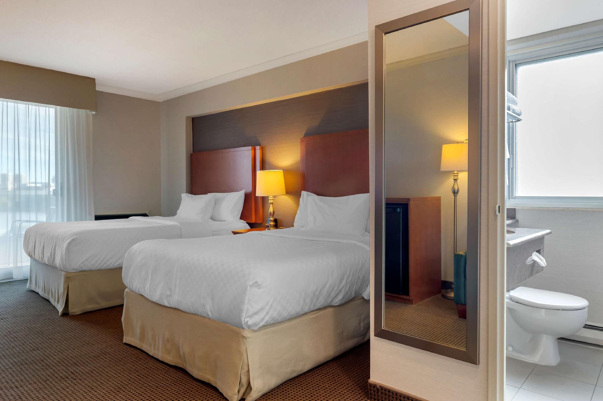 2 Double Beds, Nonsmoking, Balcony, River View