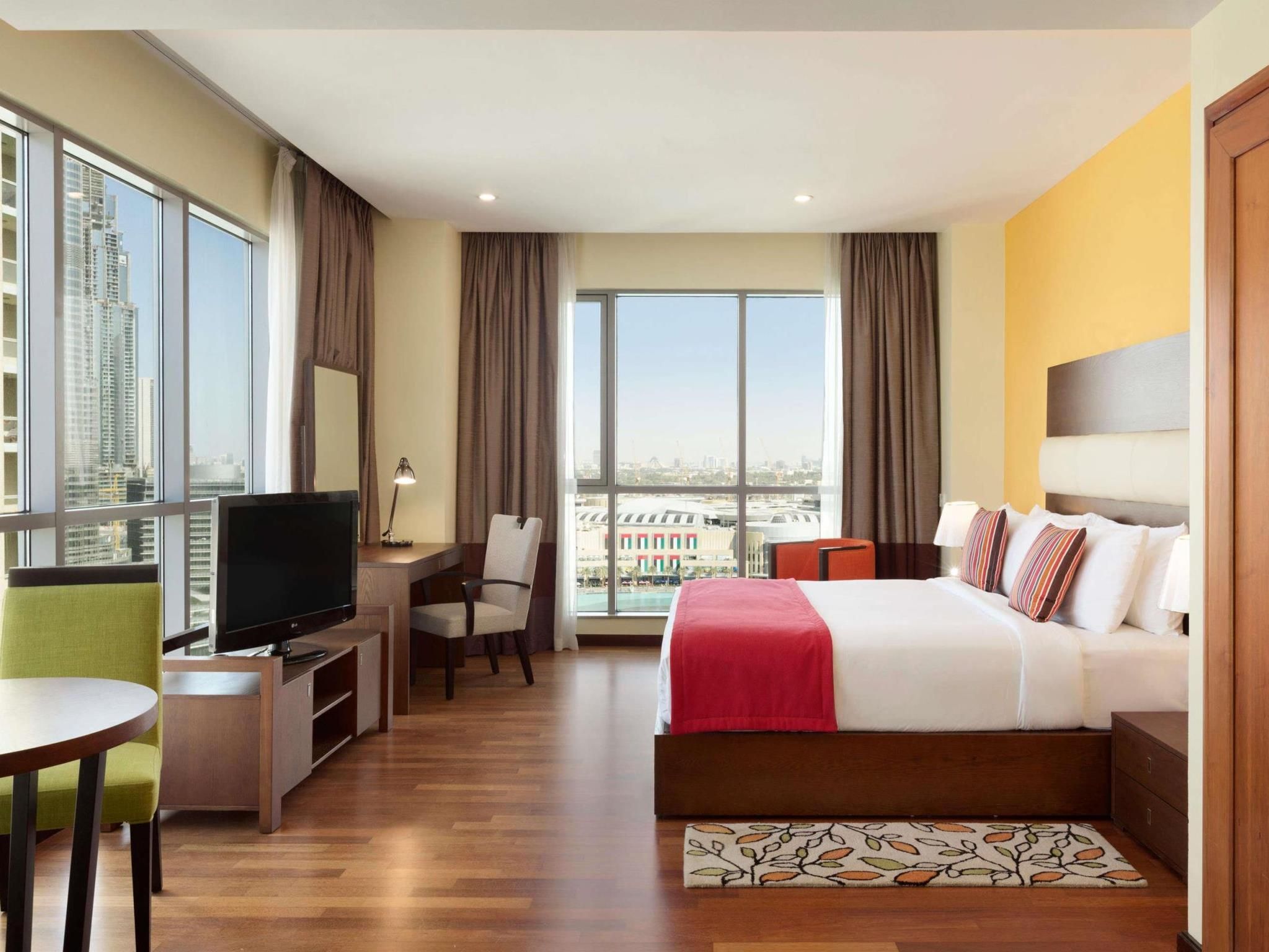 Premium Twin Studio, Burj Khalifa/Fountain View, Non-Smoking