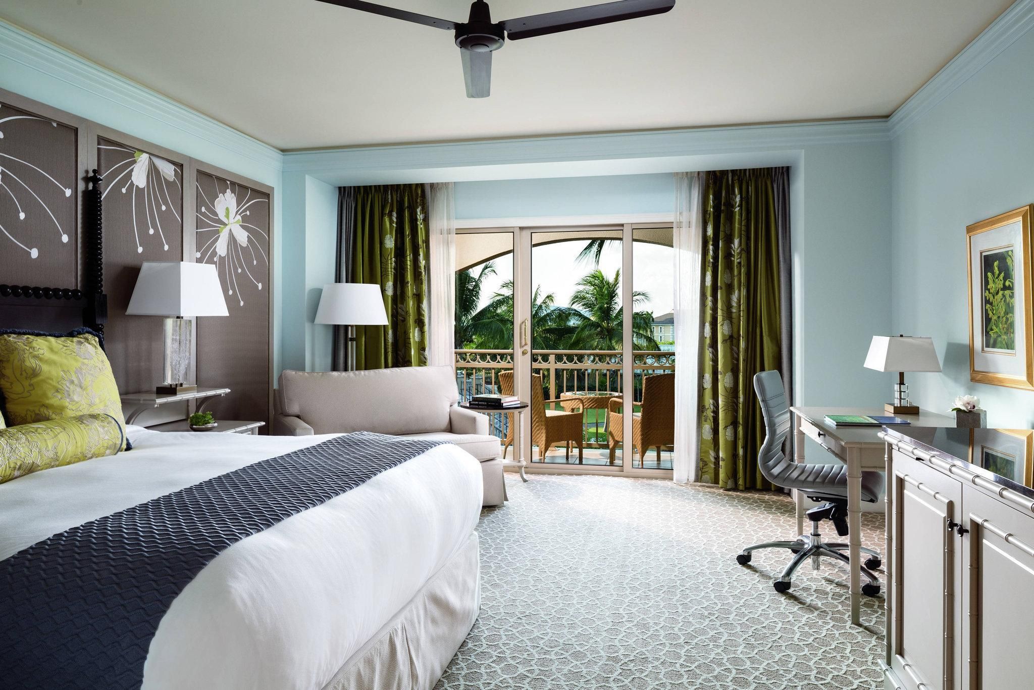 garden view, guest room, 1 king, sofa bed, resort tower, balcony