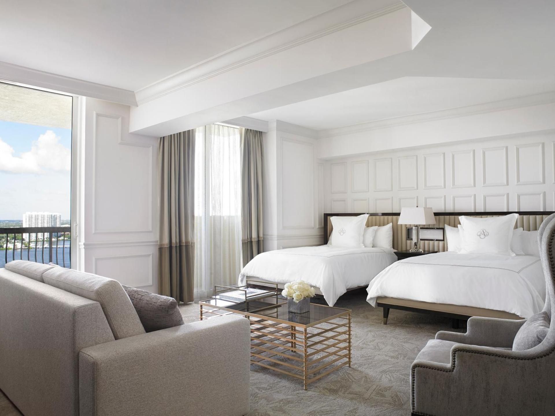 Two Double Beds with City View