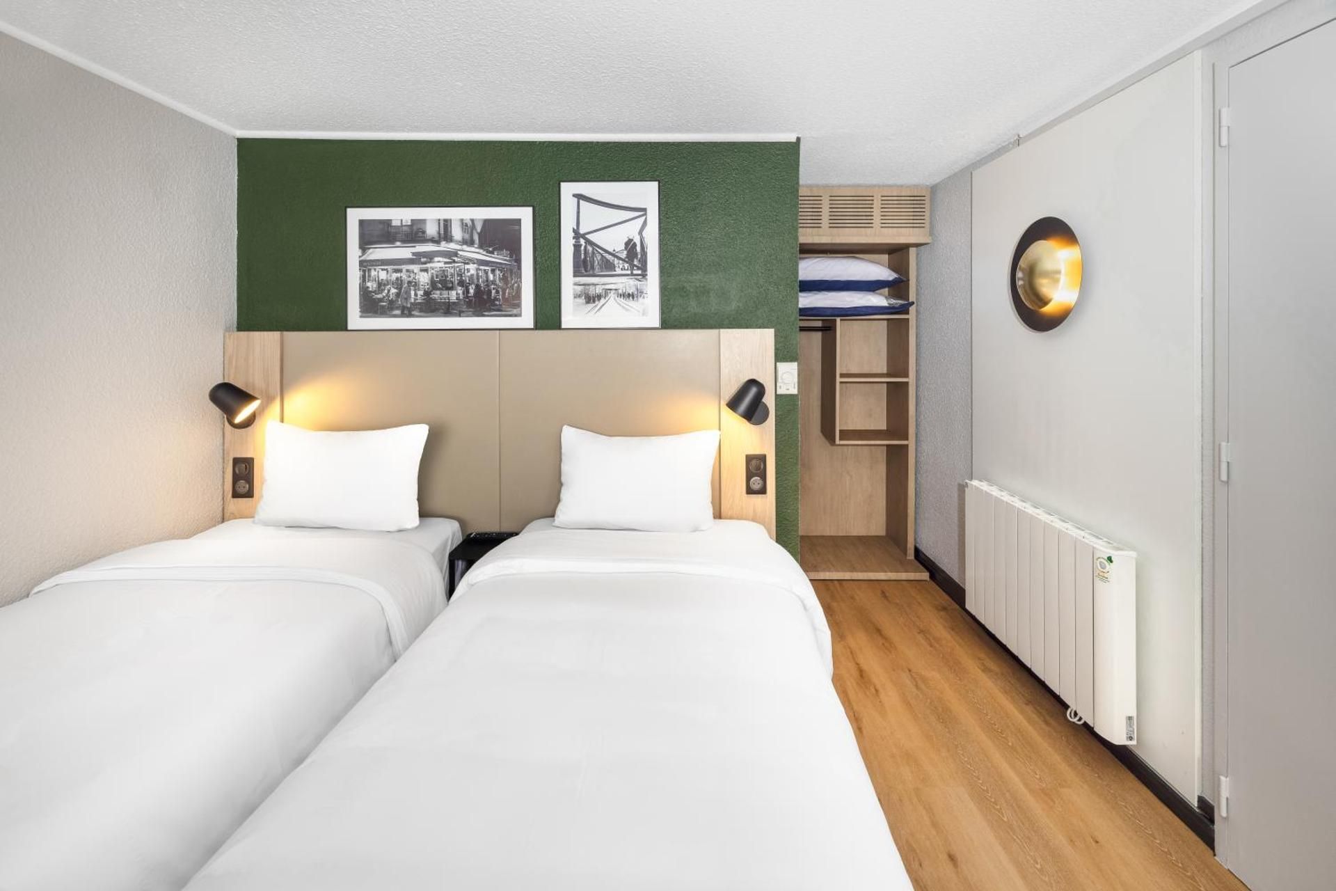 Two Standard Connecting Rooms with One Queen Bed and Two Single Beds