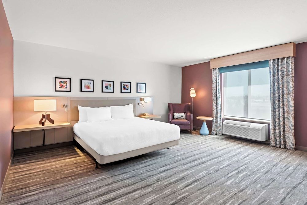 One King Bed, Non-Smoking, Accessible, Roll In Shower