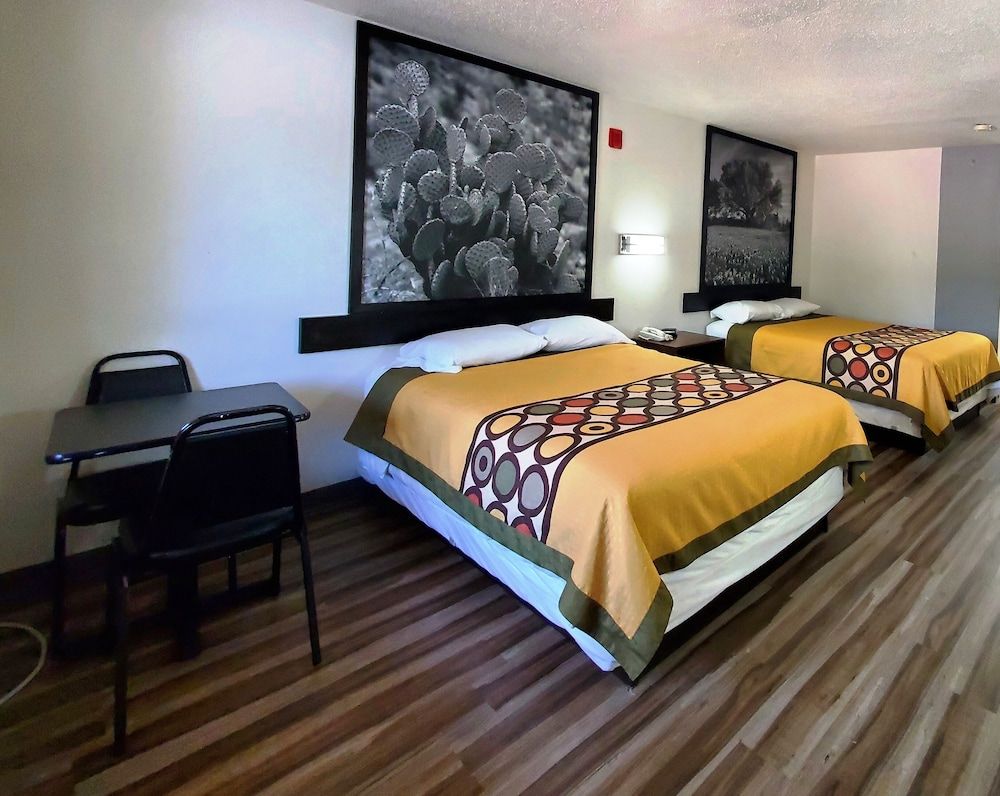 Deluxe Room, 2 Queen Beds, Smoking, Refrigerator & Microwave