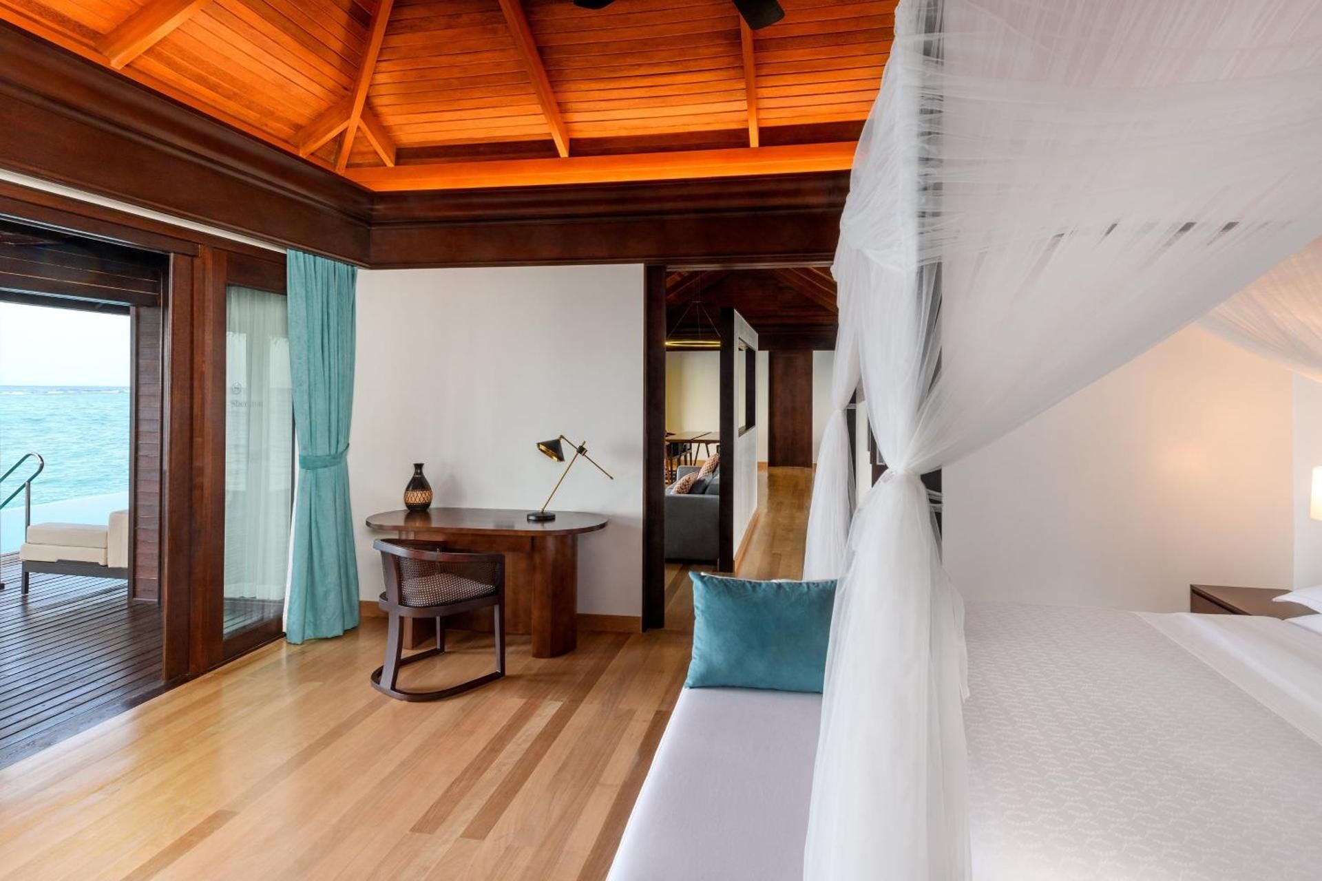2 Bedroom Overwater Villa, 2 Bedroom Suite, Bedroom 1: 1 King, Bedroom 2: 1 King, Ocean view