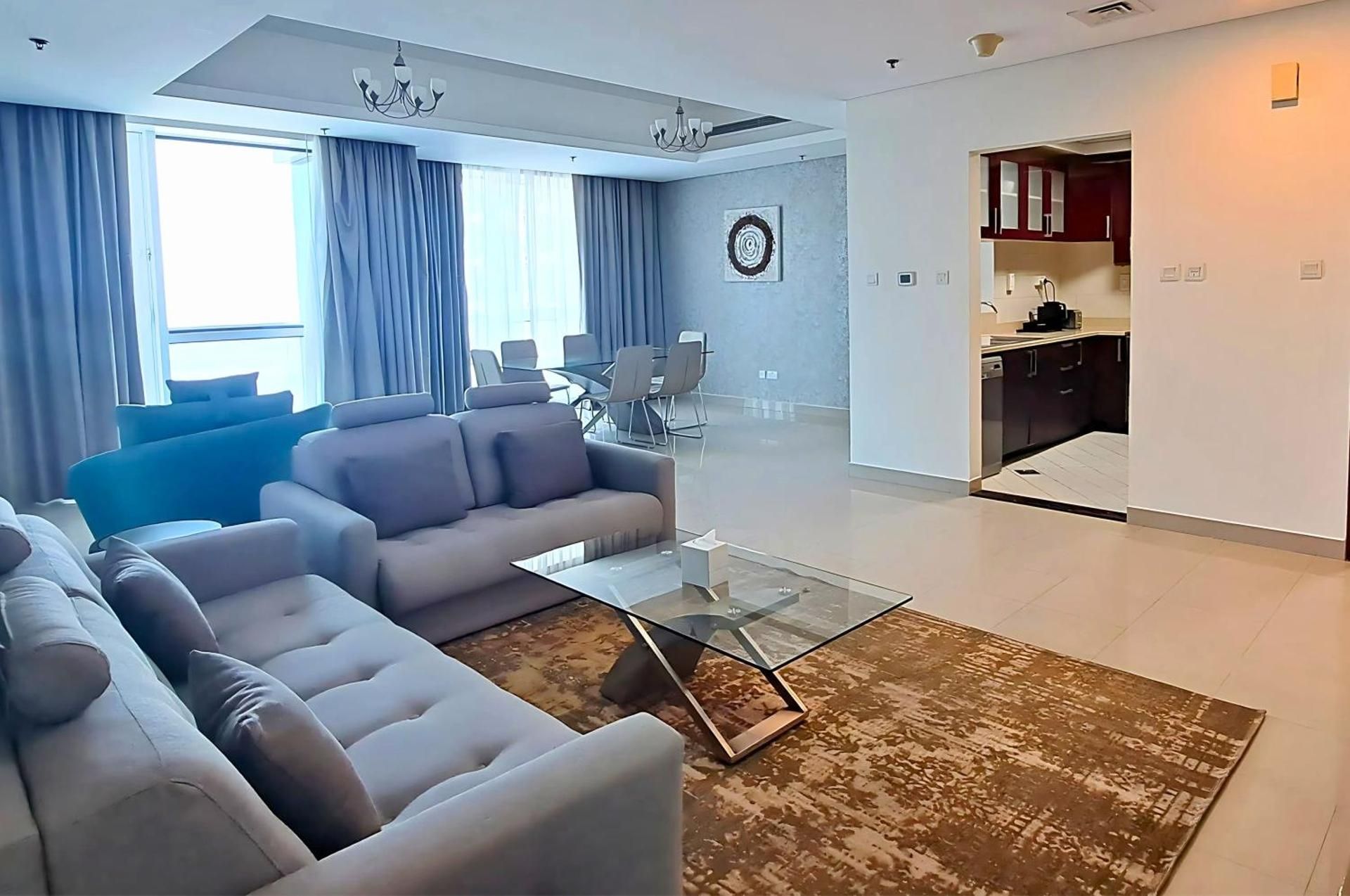 Three-Bedroom Apartment with Sea View