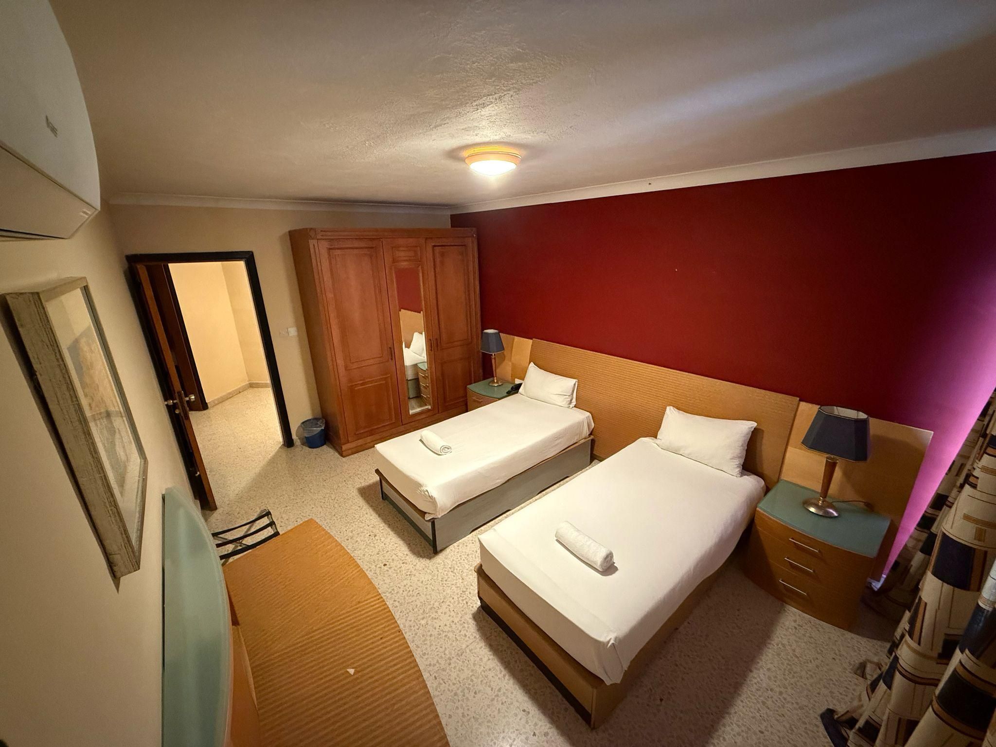 Twin Room with Pool View