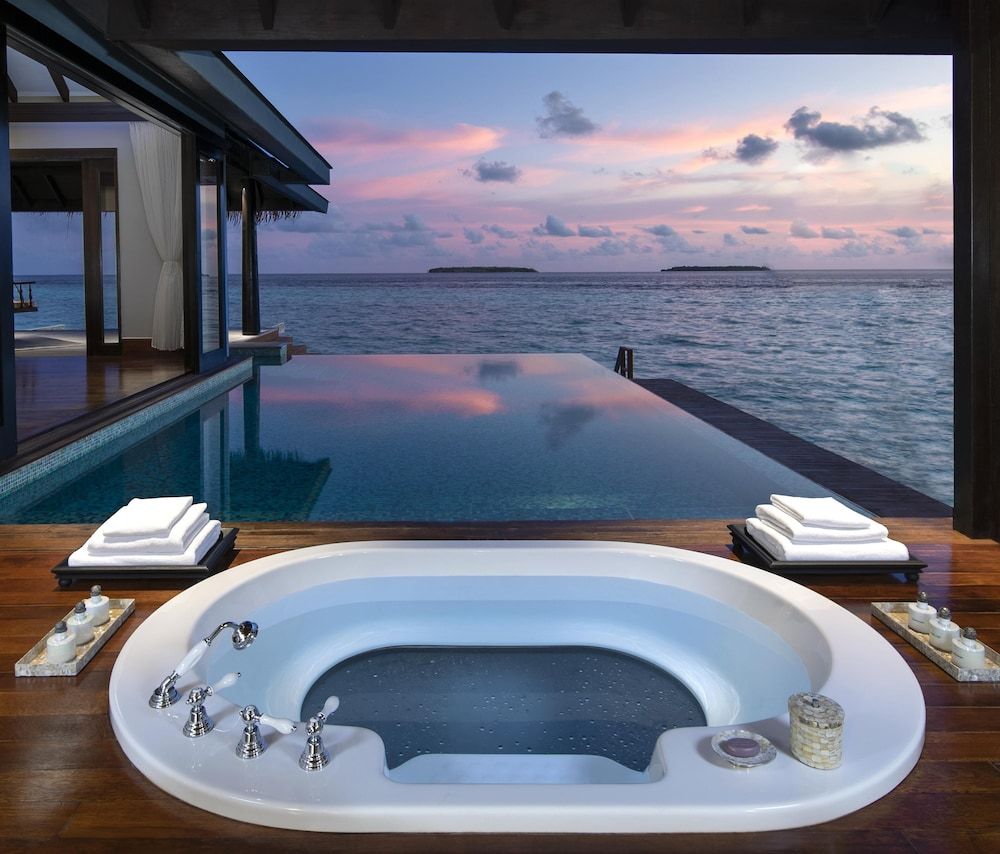 Anantara Kihavah Maldives Villas Sunset Over Water Pool Villa 7