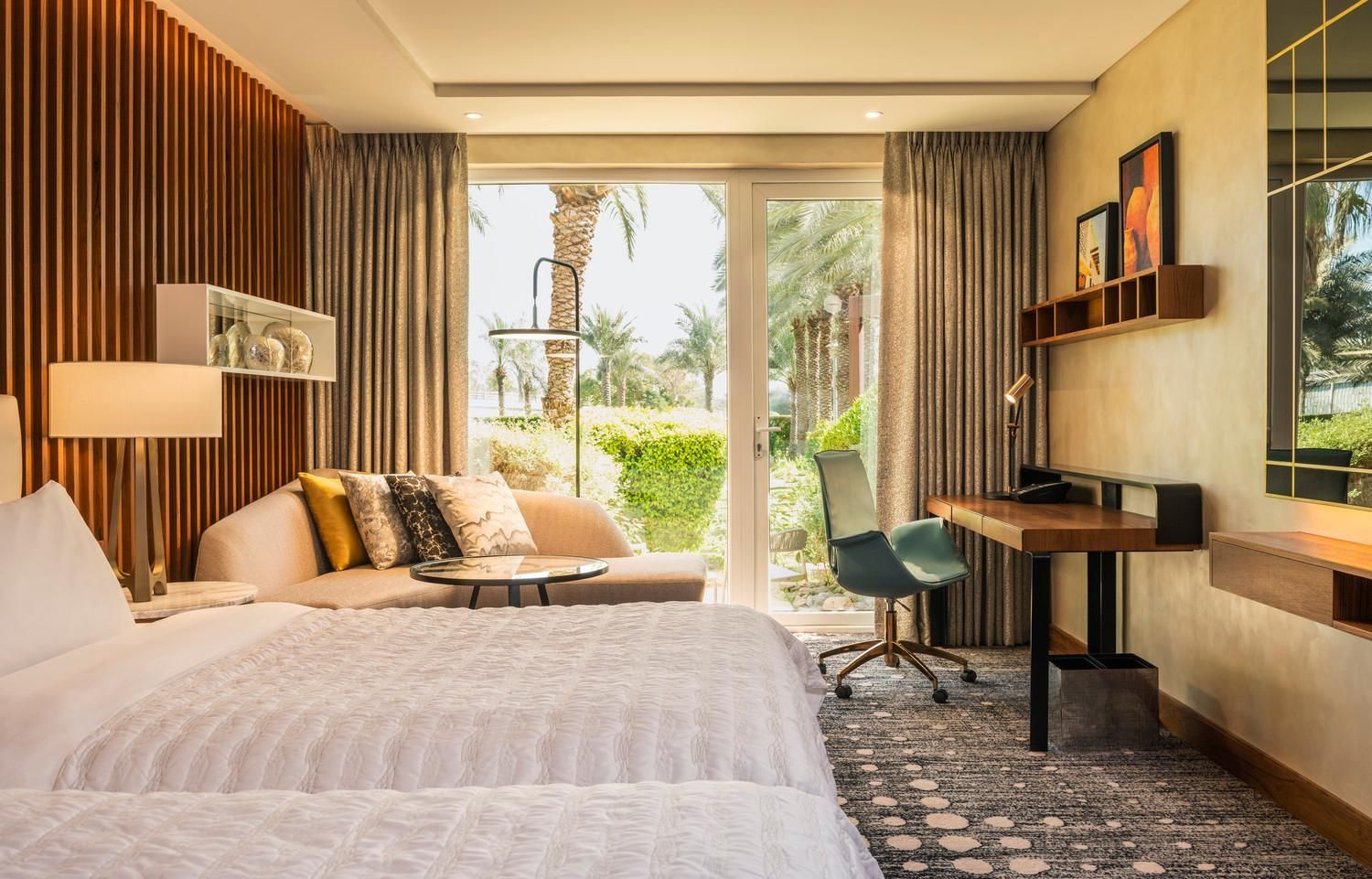 Deluxe Guest room, 2 Twin, Garden view