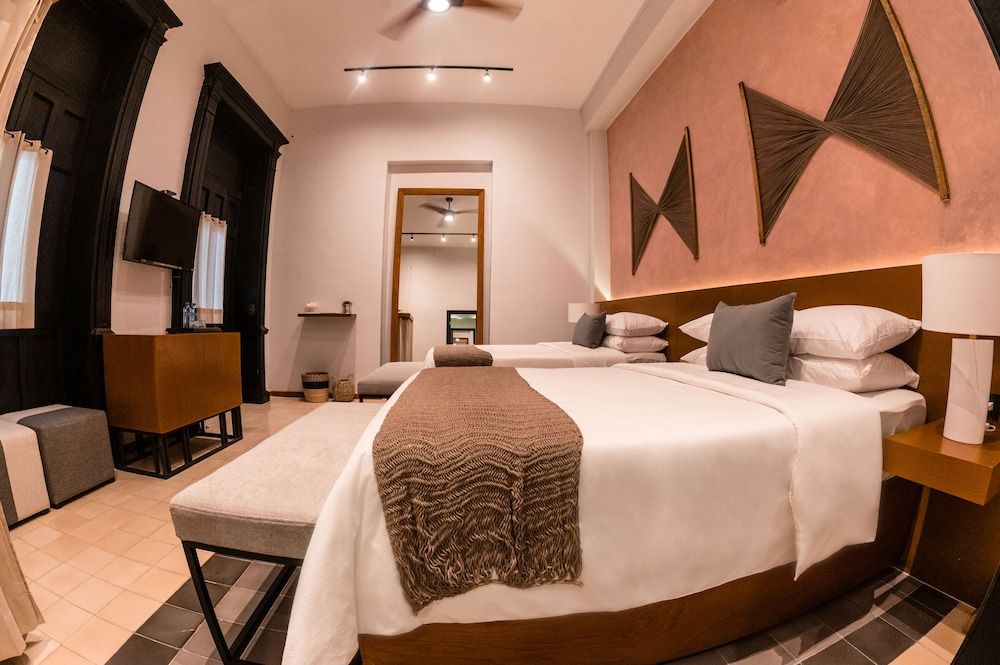 Piedra De Agua Hotel Boutique Mérida Premium Double Room, 2 Double Beds, No Windows 3