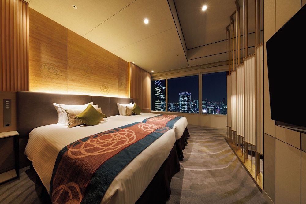-UTSUROI-(Renovated)Corner Suite Twin for 3 person(2 Single beds & 1 Trundle)