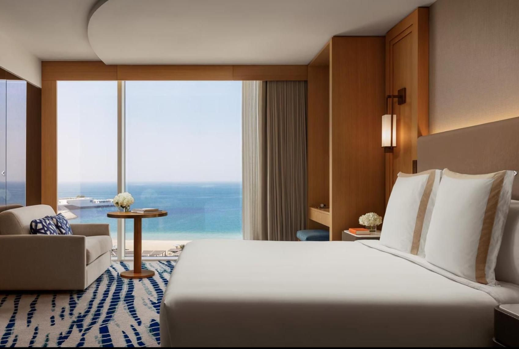 Ocean View Club Room with Club Lounge access - Daily Breakfast & Afternoon Tea, Evening Drinks & Canapes, all-day refreshments and Wild Wadi Waterpark Access