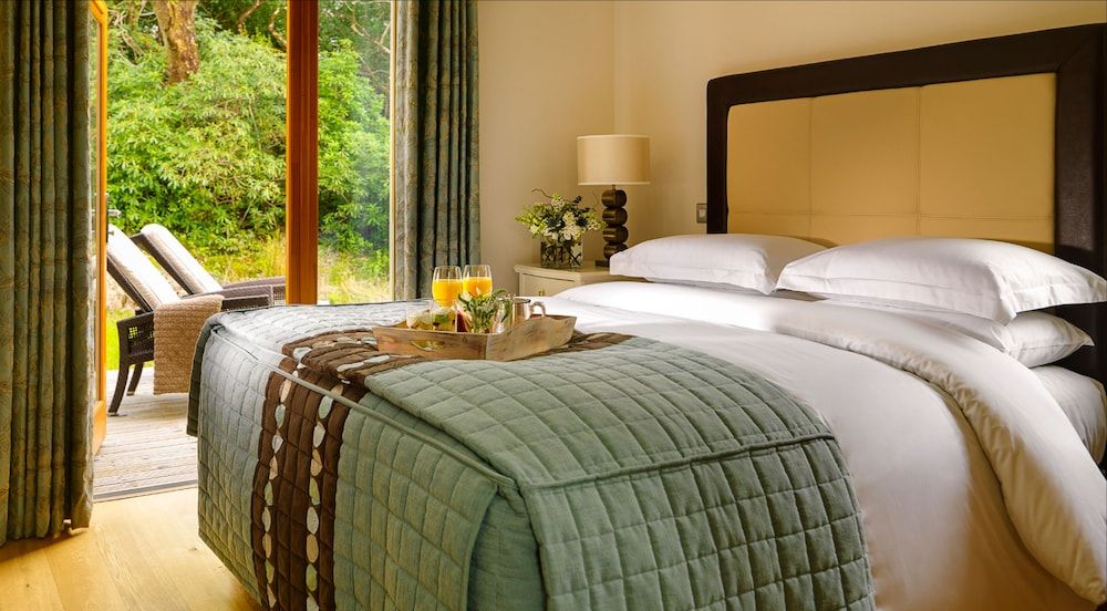 Two Bedroom Courtyard Lodge - Self Catering includes one double room and one twin room, Courtyard vi