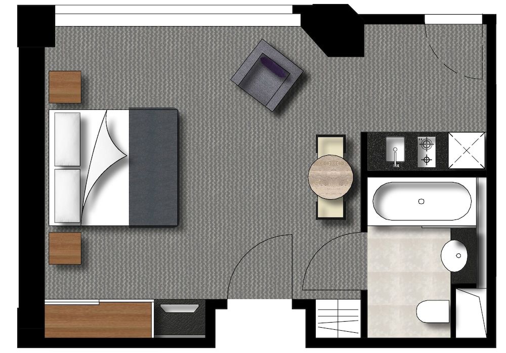 Adina Apartment Hotel Berlin CheckPoint Charlie Studio 12