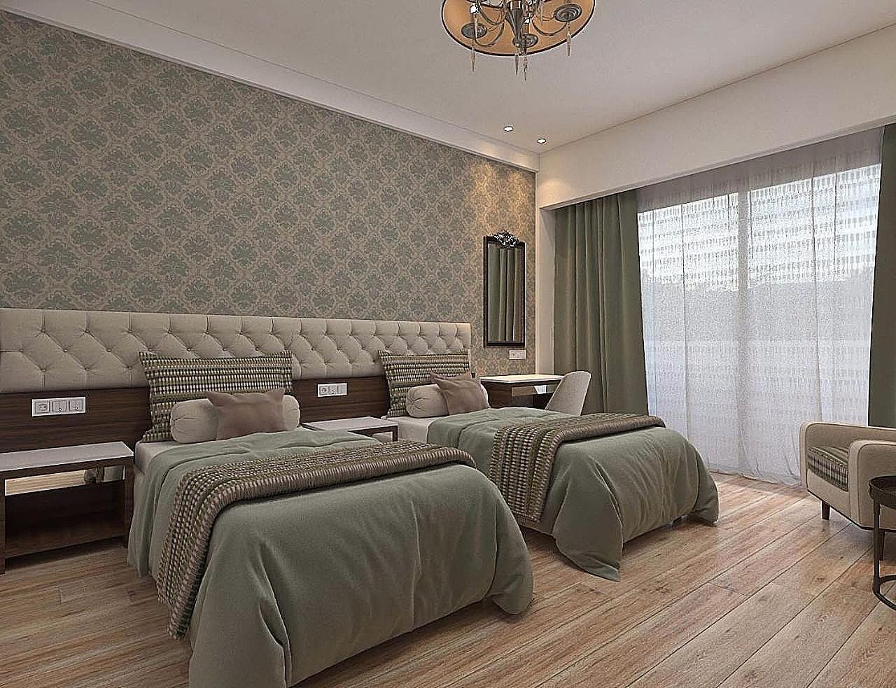 Enrise By Sayaji Rau Deluxe AC room with Balcony and King Bed 4