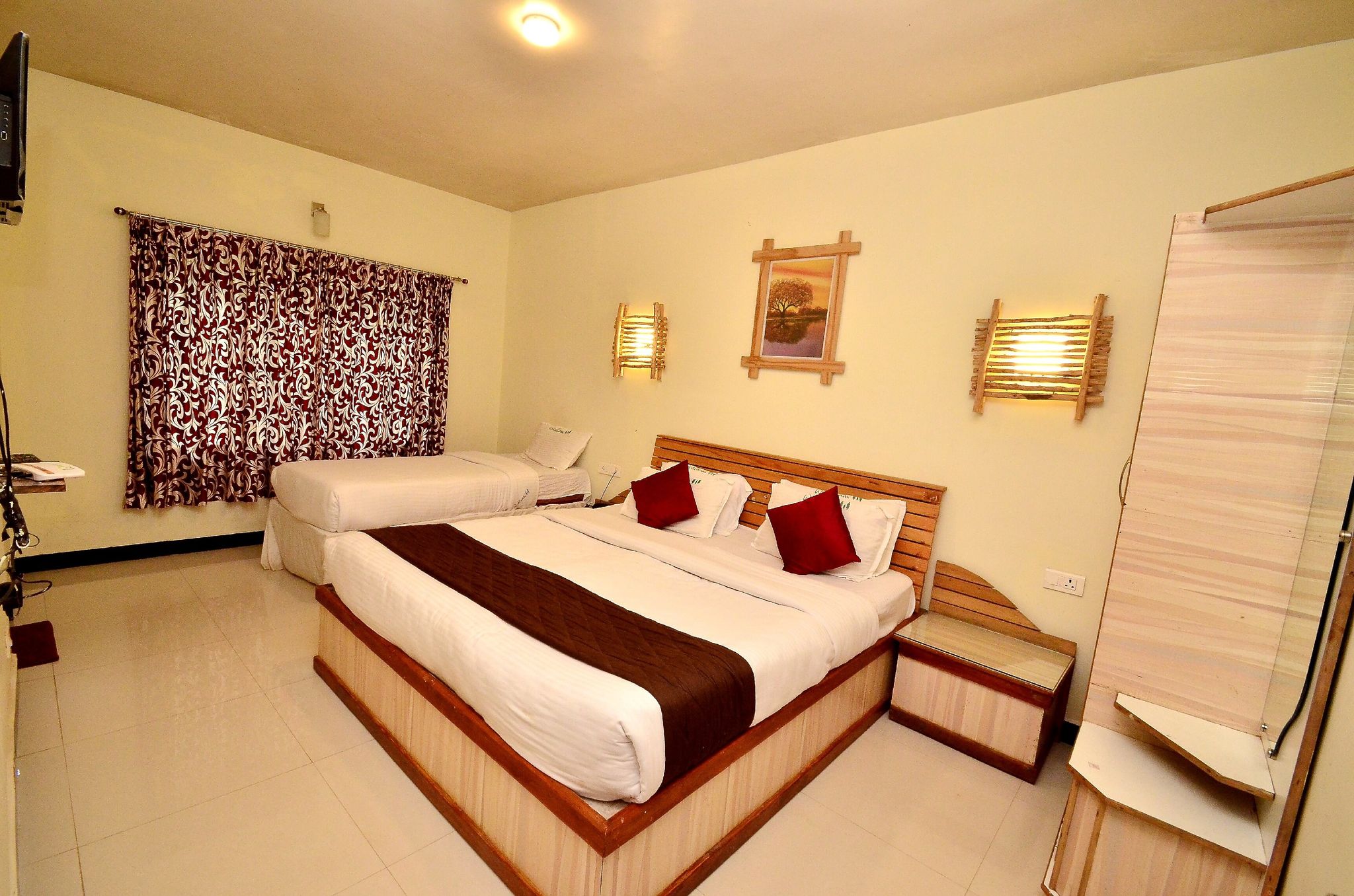 Family Suite with Garden View (1 Single Bed & 1 Double Bed)