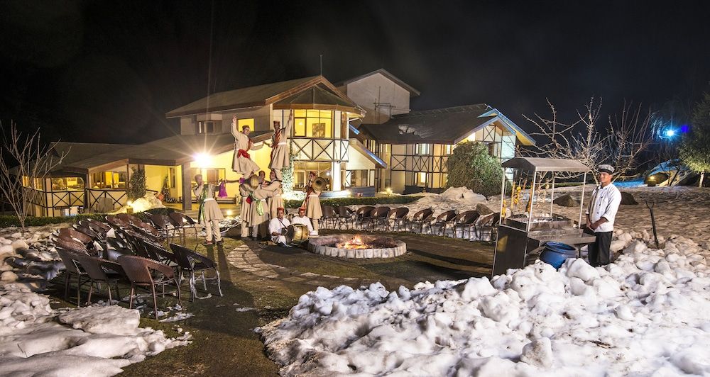 Front of property - evening/night