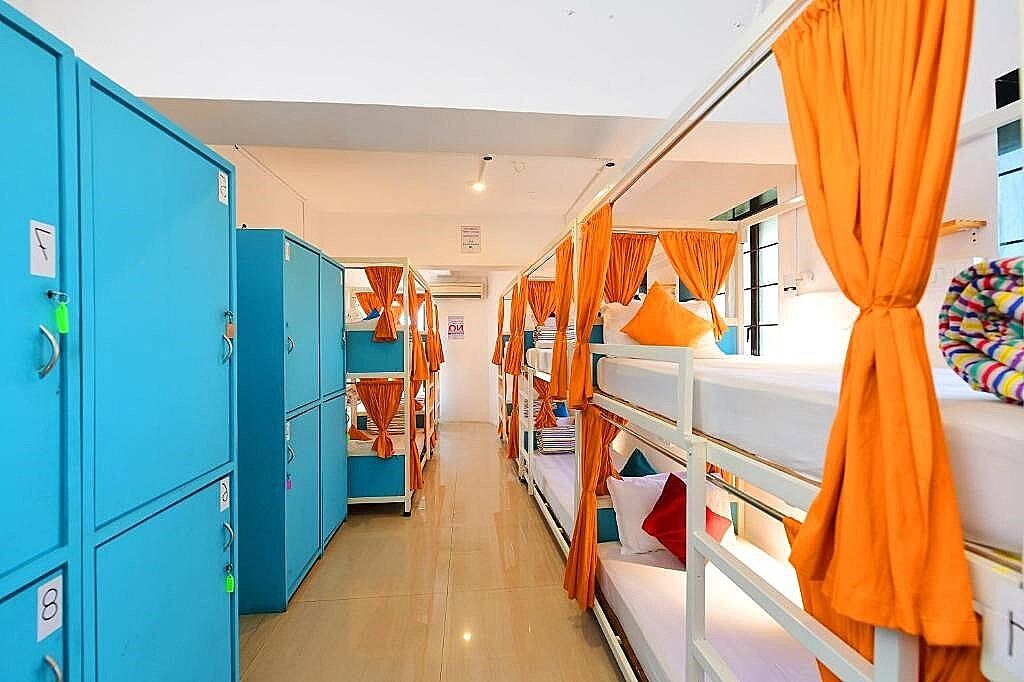 Bed in 4-Bed AC SD Dormitory Room with Ensuite Bathroom