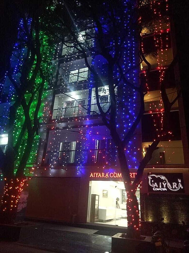 Front of property - evening/night