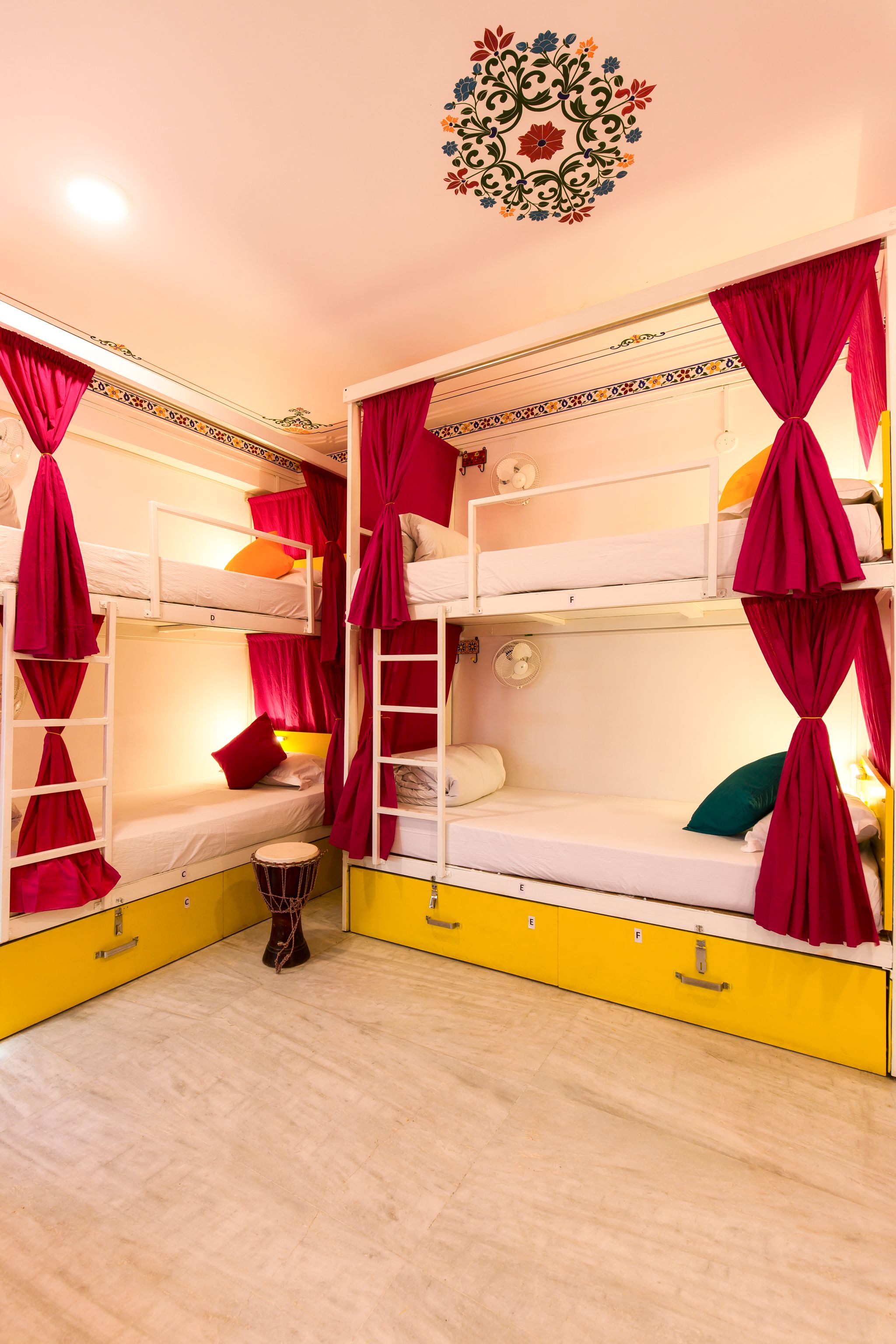 Bed in 8 Bed Mixed AC Dormitory Room with Shared Bathroom