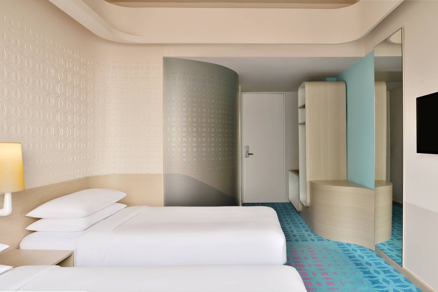 Fairfield by Marriott Hyderabad Gachibowli Superior Room, Guest room, 2 Twin, City view