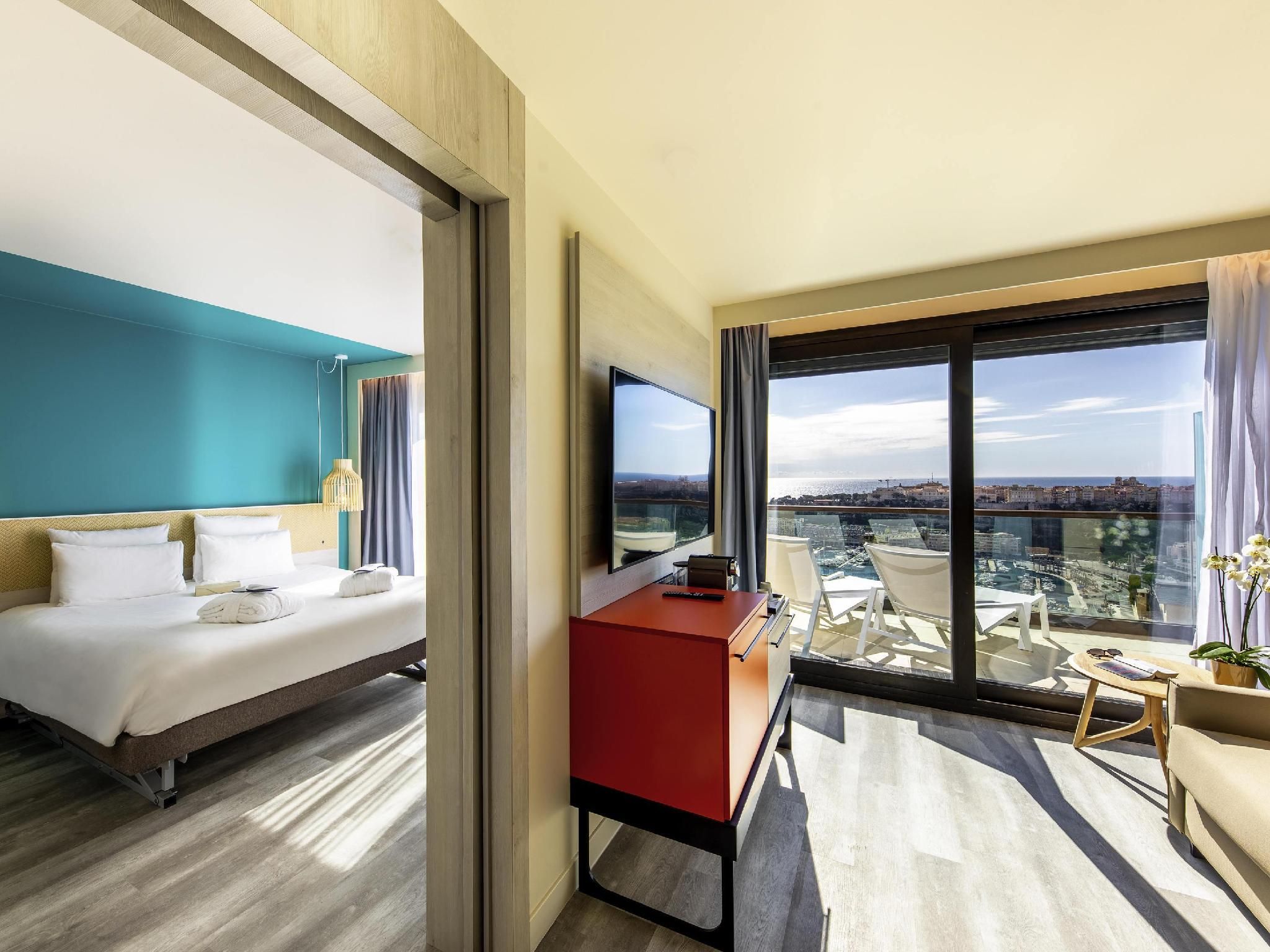 Junior Suite Riviera, Terrace, Sea View-King-Sized Bed And Sofa
