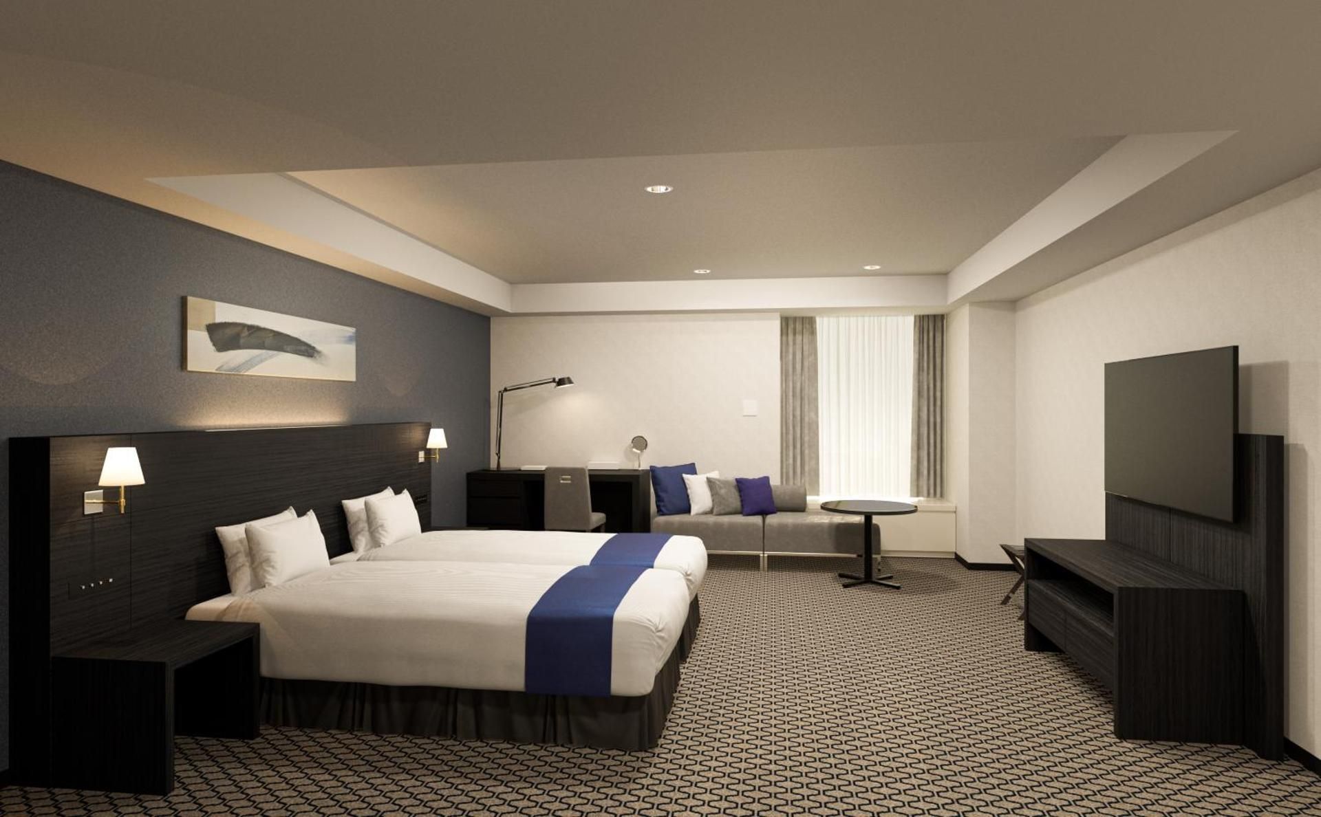 Large Hollywood Twin Room - Executive Floor with Lounge Access