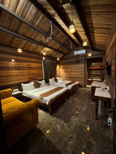 Premium wooden family cottage