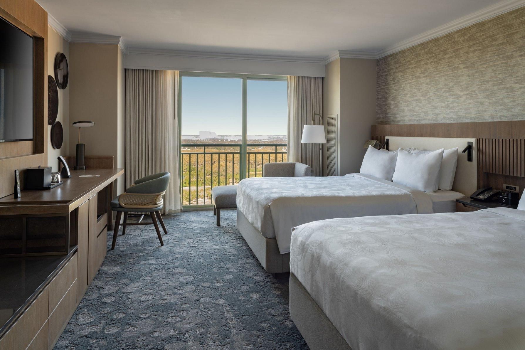 Lakefront, Guest room, 2 Queen, Balcony