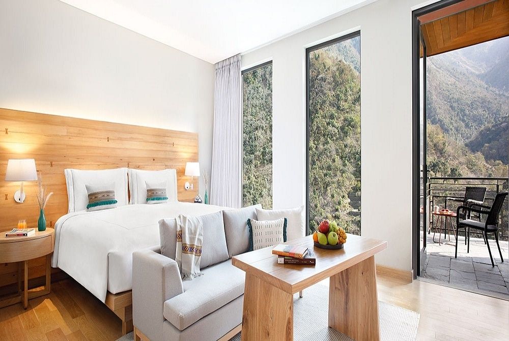 Taj Rishikesh Resort And Spa Deluxe Room King Bed Ganges View 3