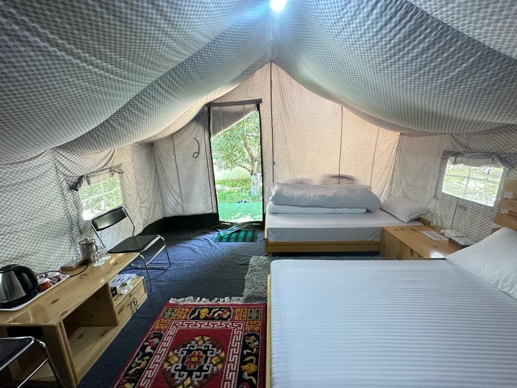 Apple Orchard Farm and Camping Luxury Swiss Tents 2