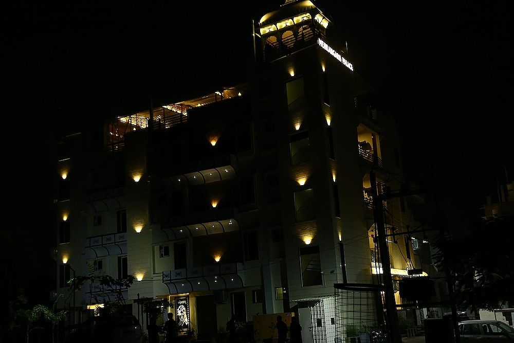 Front of property - evening/night