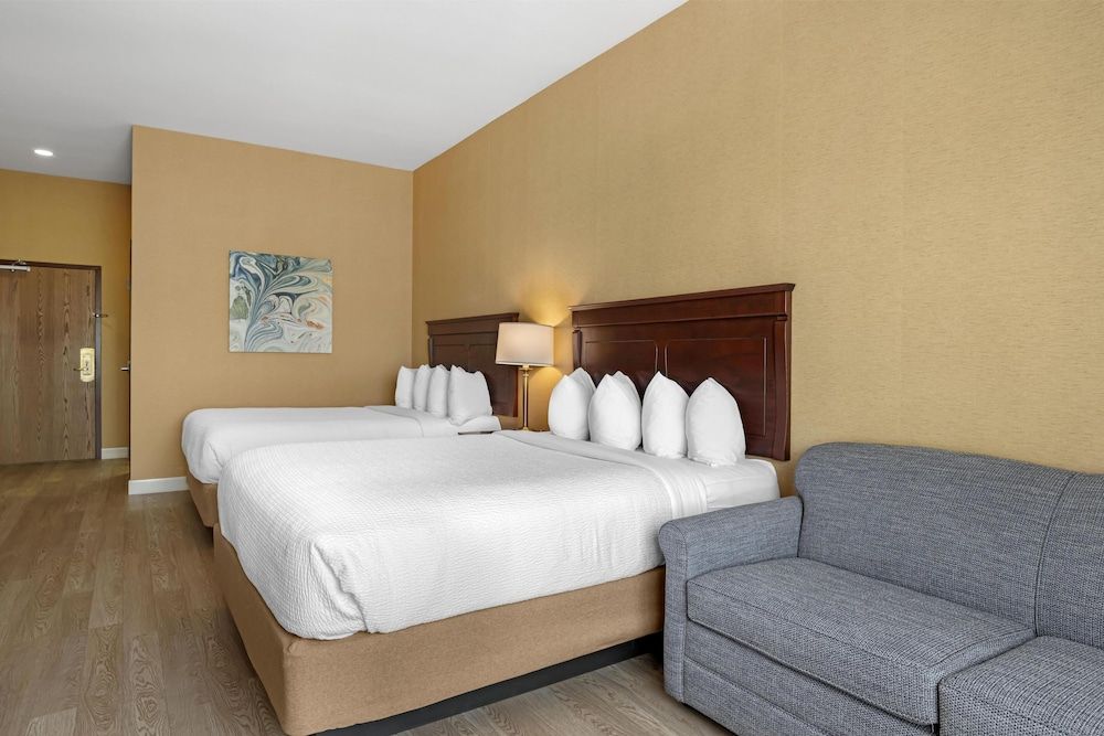Standard Room, 2 Queen Beds, Non Smoking, Refrigerator & Microwave