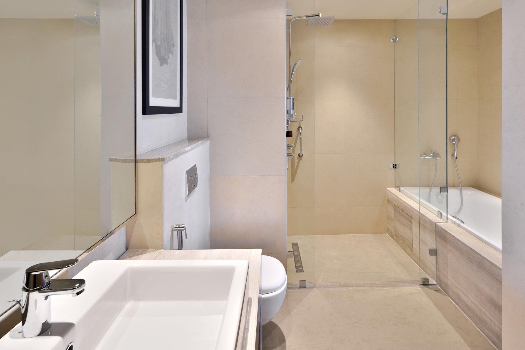 Junior Suite, 1 Bedroom Suite, 1 King, Sofa bed, Tub