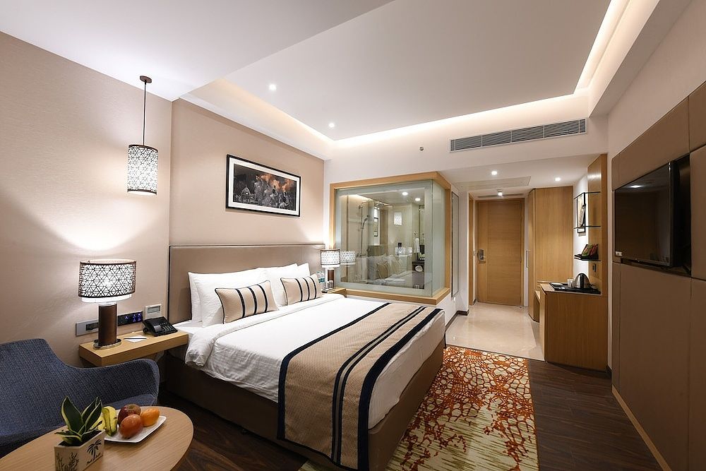 The Fern Residency Sarnath Winter Green Room 3