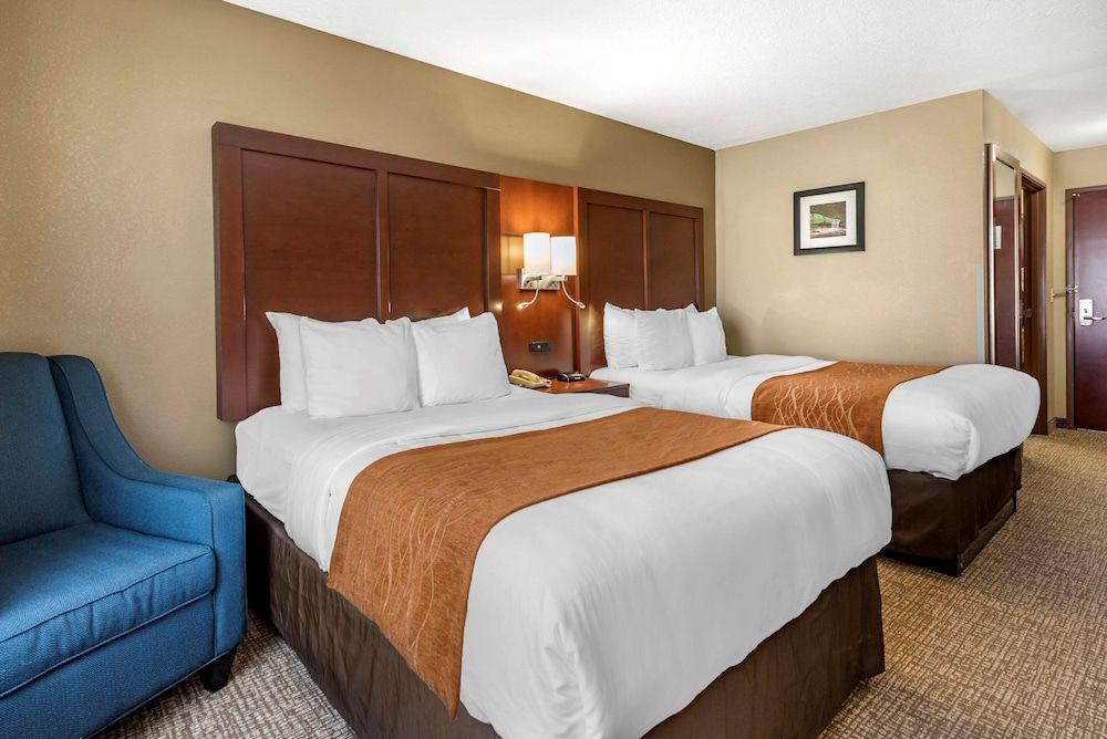 Double Room, 2 Double Beds, Non Smoking