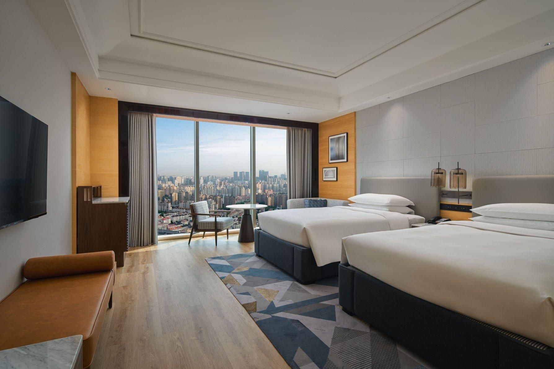 Sheraton Shanghai Pudong Riverside City View Double, Guest room, 2 Double, City view