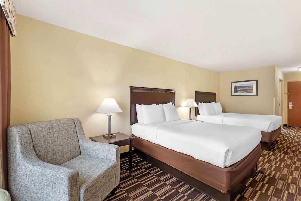Standard Room, 2 Queen Beds, Non Smoking, Refrigerator & Microwave