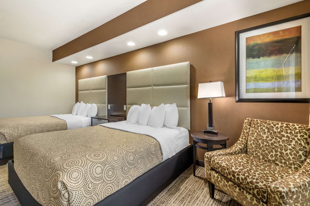 Standard Room, 2 Queen Beds, Non Smoking, Refrigerator & Microwave
