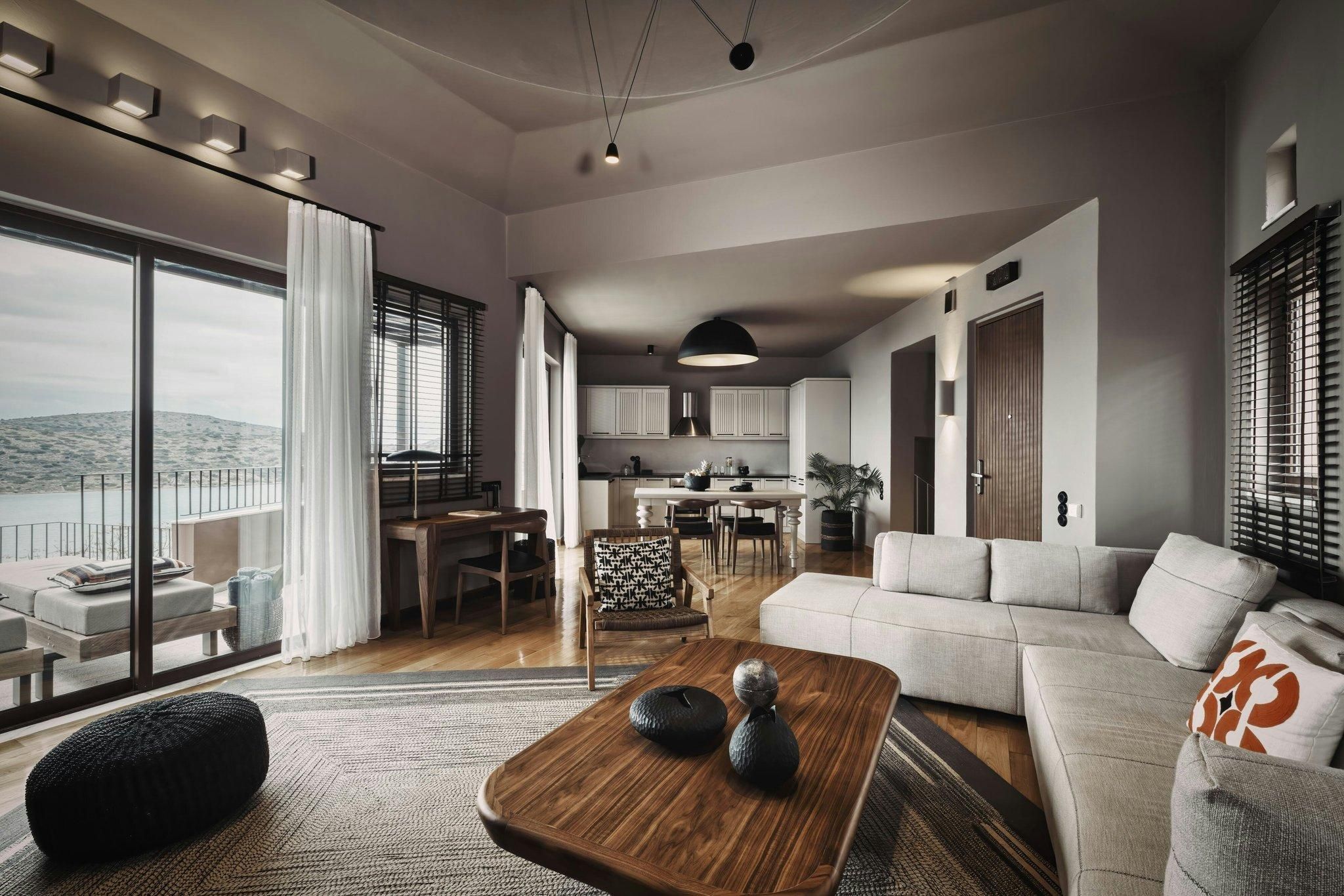 Luxury, 2 Bedroom Villa, Bedroom 1: 1 King, Bedroom 2: 2 Twin, Sofa bed, Sea view, Balcony