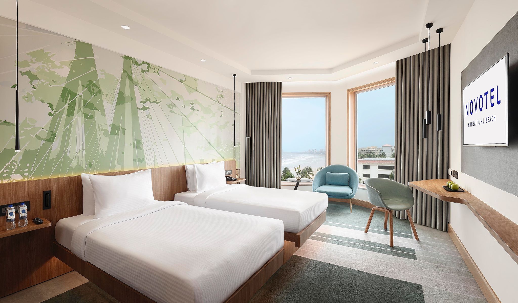 Novotel Mumbai Juhu Beach Hotel Superior Room, 2 Twin Beds, City View 6
