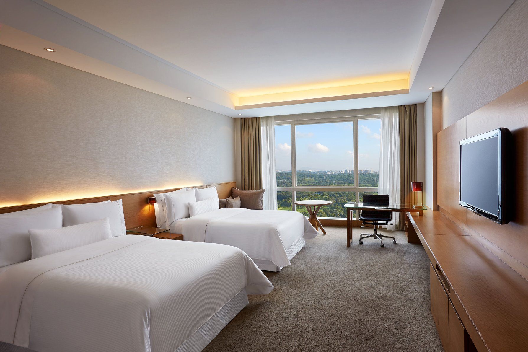 Executive lounge access, Executive Guest room, 2 Double, City view