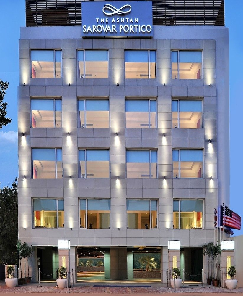 Front of property - evening/night