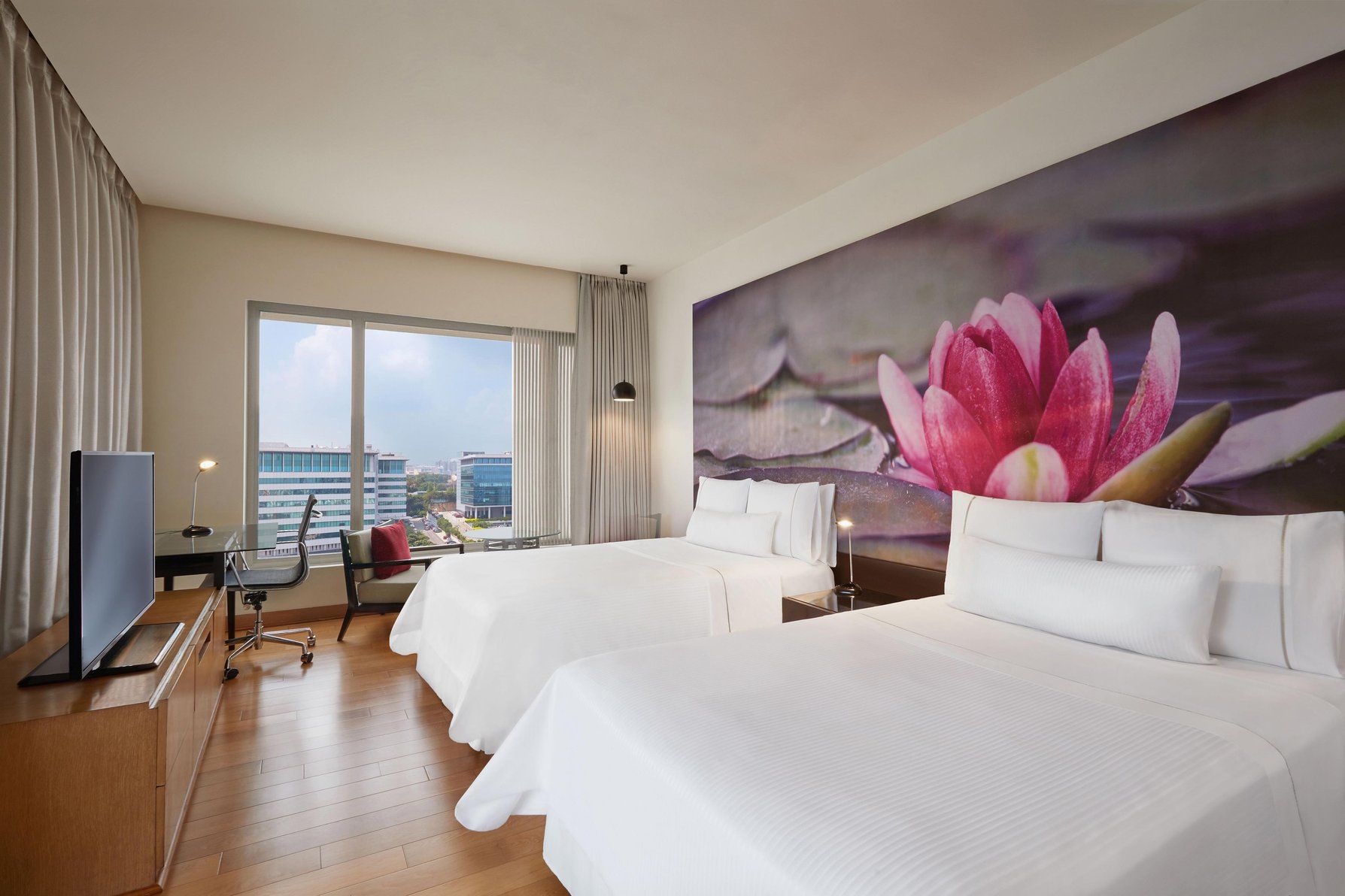 Executive lounge access, Guest room, 2 Twin