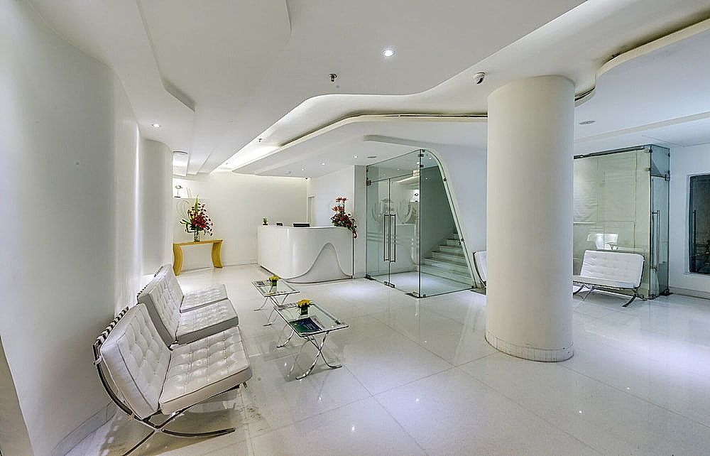 Lobby sitting area