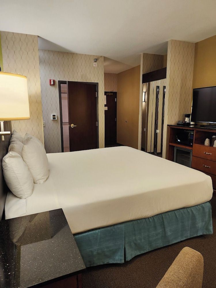 Heritage Inn Suites Houston/Sugar Land, Trademark by Wyndham Room, 1 King Bed, Hearing Accessible, Non Smoking (Mobility, Roll-in Shower) 3