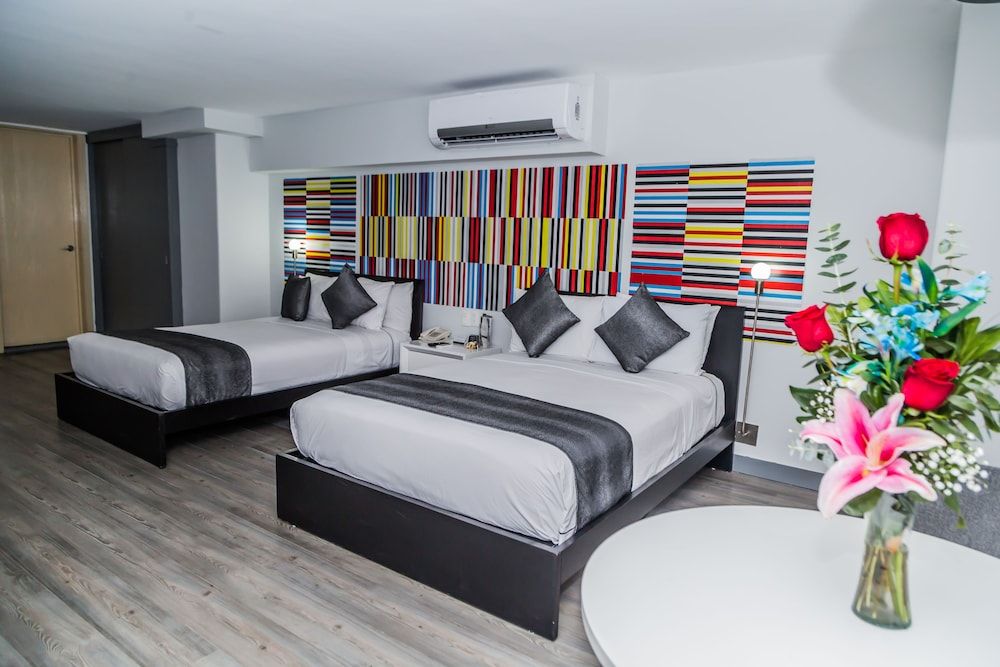 Hotel El Ejecutivo by Reforma Avenue Deluxe Double Room, 2 Double Beds 3