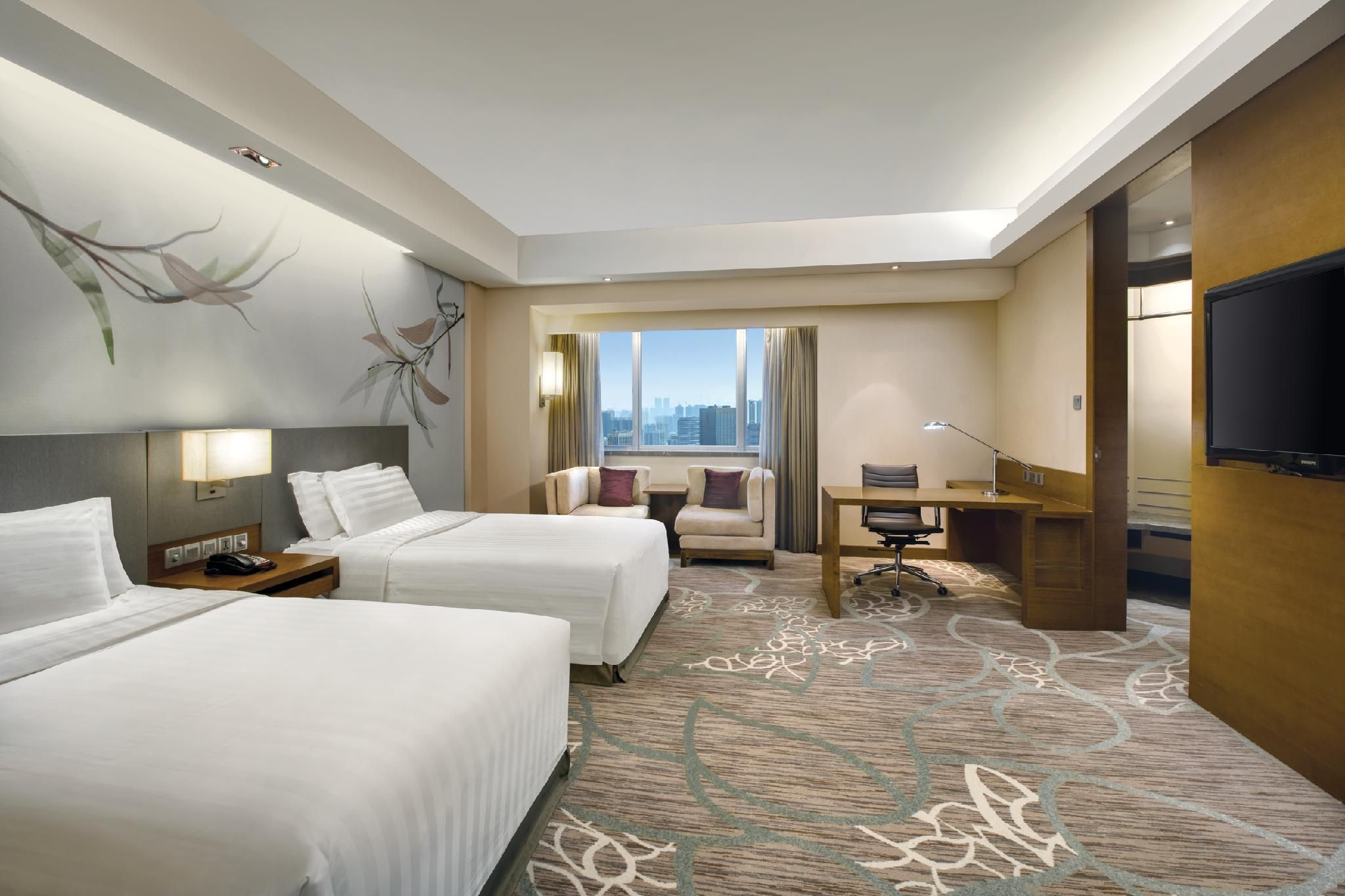 2 Twin Premium City View Lounge Access