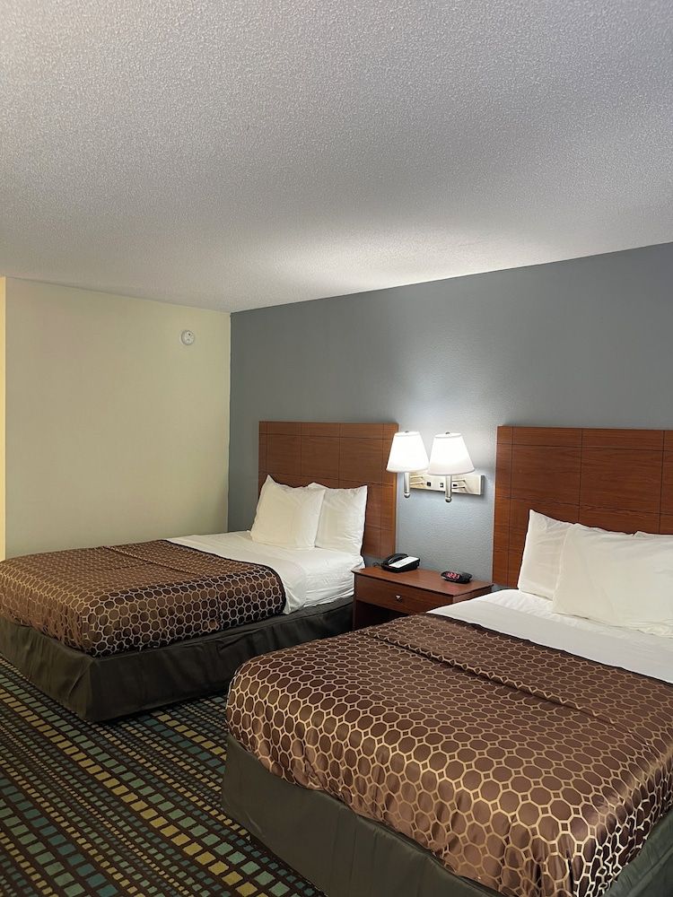 Standard Room, 2 Double Beds, Smoking, Refrigerator & Microwave