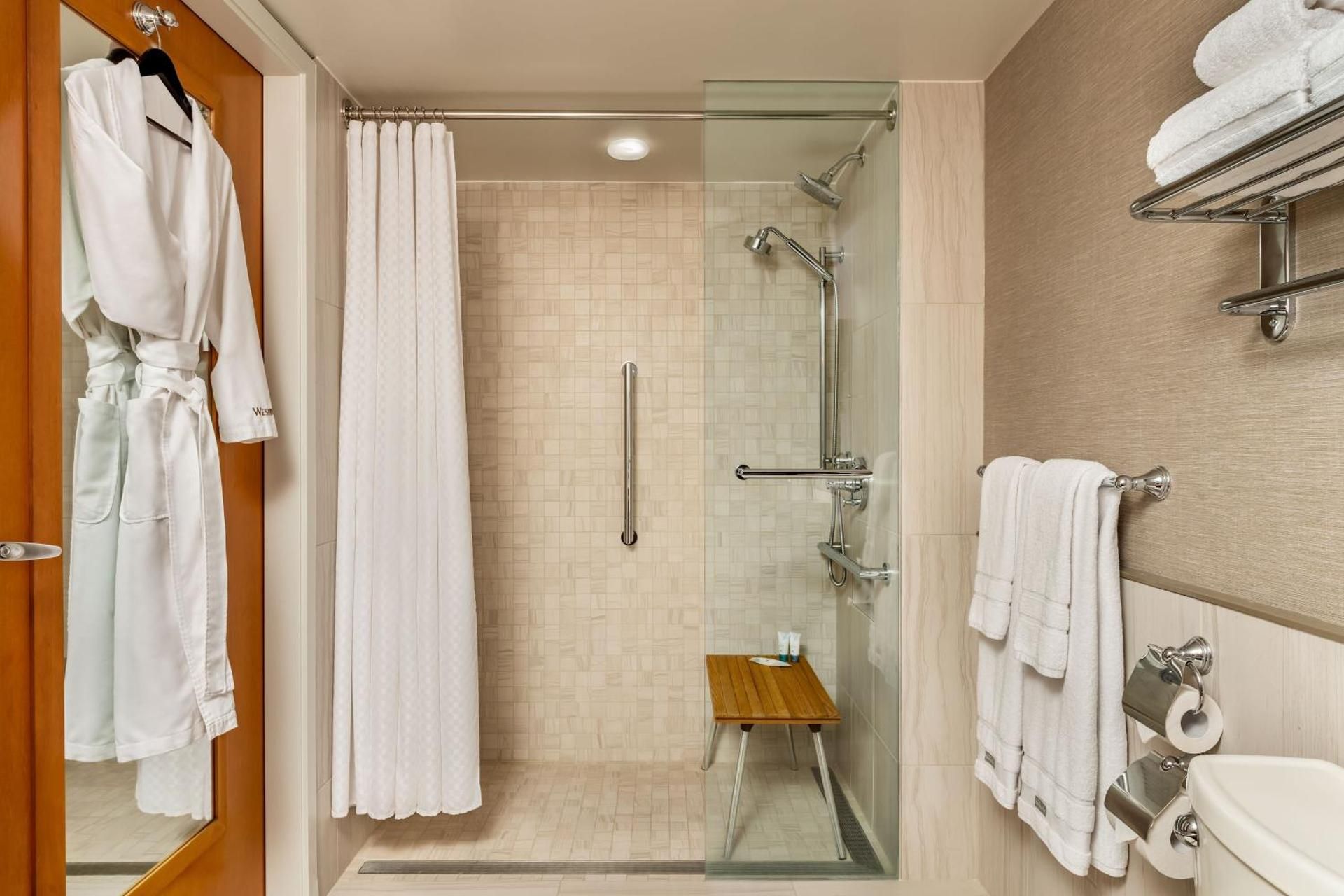 Accesible, Studio Suite, 1 Queen, West Tower, Fireplace